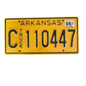 PLAQUE ARKANSAS TRUCK C 110447 de 2006