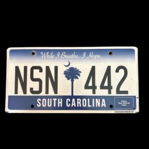 PLAQUE SOUTH CAROLINA NSN 442