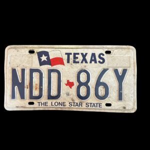 PLAQUE TEXAS NDD 86Y