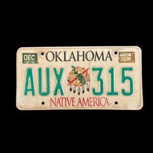 PLAQUE OKLAHOMA AUX 315 2009
