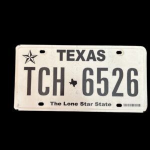 PLAQUE TEXAS TCH 6526