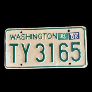PLAQUE WASHINGTON TY3165 1986