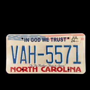 PLAQUE NORTH CAROLINA VAH-5571 2024