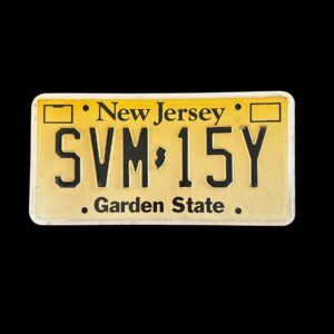 PLAQUE NEW JERSEY SVM 15Y