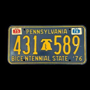PLAQUE PENNSYLVANIA bicentennial state 431 589 1976