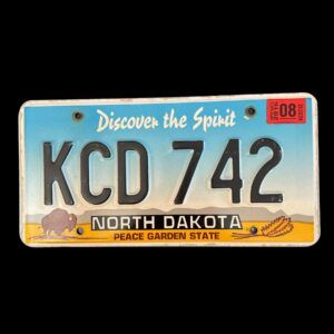 PLAQUE NORTH DAKOTA KCD 742 2008