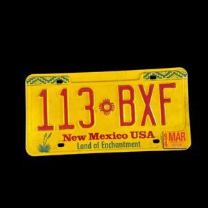 PLAQUE NEW MEXICO USA 113 BXF