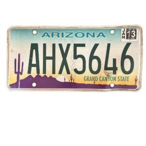 PLAQUE ARIZONA AHX5646 de 2013