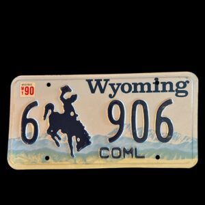 PLAQUE WYOMING 4 906 COML 1990