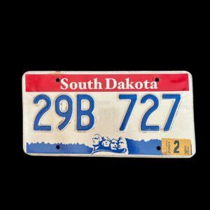 PLAQUE SOUTH DAKOTA 29B 727 2001
