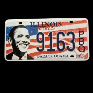 PLAQUE ILLINOIS 9163 BARACK OBAMA