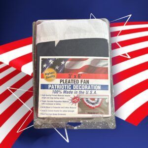 DECORATION PATRIOTIQUE EN EVENTAIL USA