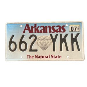 PLAQUE ARKANSAS 662 YKK de 2007