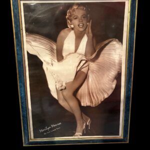 TABLEAU MARILYN MONROE CADRE BLEU