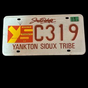 PLAQUE VOITURE SOUTH DAKOTA C319