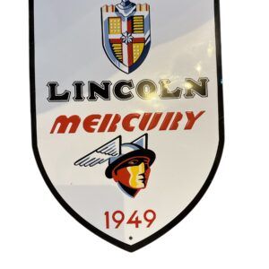 PLAQUE METAL LINCOLN MERCURY 1949