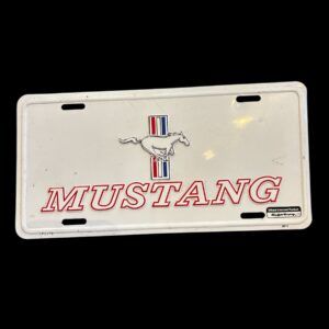 PLAQUE IMMATRICULATION MUSTANG
