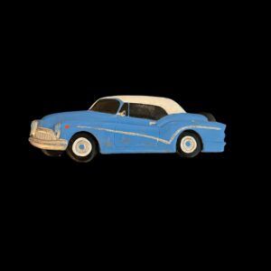 MAGNET VOITURE BUICK BLEUE