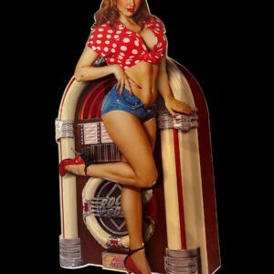 GRANDE PLAQUE VINTAGE PIN UP