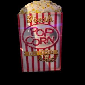 PLAQUE MURALE POPCORN 3D