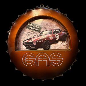 CAPSULE EN METAL VINTAGE LED LUMINEUX GAS