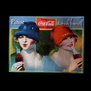 PLAQUE COCA COLA PAUSE