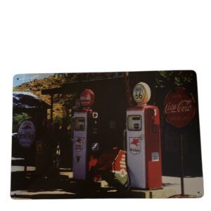 PLAQUE COCA COLA - POMPES A ESSENCES