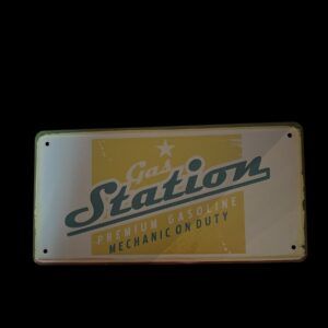 PLAQUE GAS STATION
