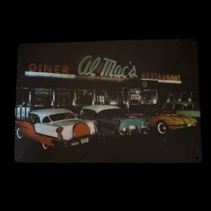 PLAQUE DINER AL MAC'S