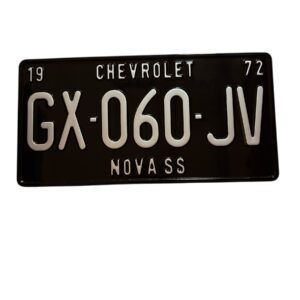 PLAQUE CHEVROLET GX-060-JV
