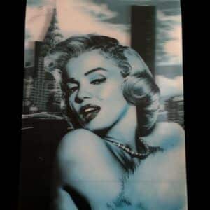 POSTER PLASTIQUE MARILYN MONROE 3D
