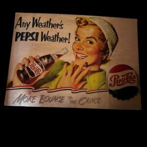 PANCARTE PEPSI COLA VINTAGE