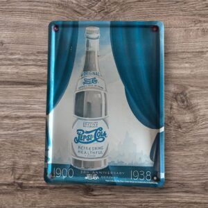 PLAQUE METAL PEPSI COLA