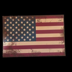 PLAQUE DRAPEAU AMERICAIN