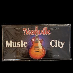 PLAQUE IMMATRICULATION NASHVILLE MUSIC CITY - DECORATION