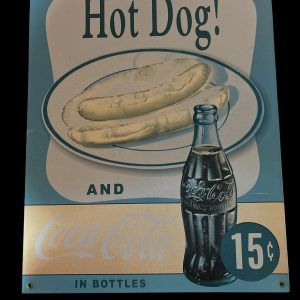 PLAQUE HOT DOG - COCA COLA