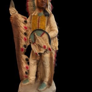 STATUE INDIEN CASTAGNE WILD WEST SERIES