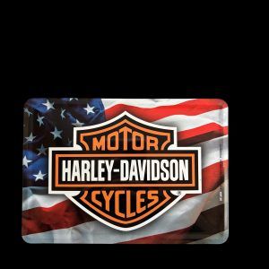 PLAQUE METAL MOTOR HARLEY DAVIDSON