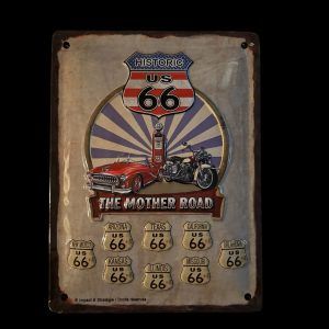 PLAQUE HISTORIC ROUTE US 66