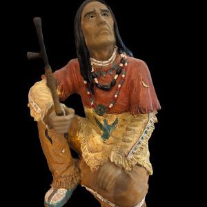 STATUE AMERINDIEN
