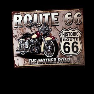 PLAQUE ROUTE 66 - THE MOTHER ROAD