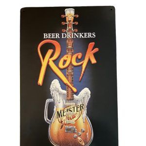 PLAQUE BEER DRINKERS ROCK