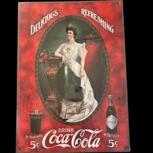 PLAQUE COCA COLA DECILIOUS REFRESHING