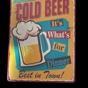 PLAQUE COLD BEER