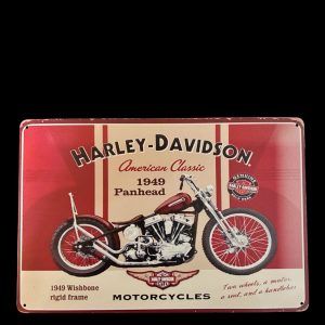 PLAQUE HARLEY DAVIDSON 1949