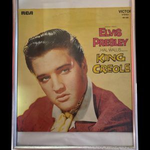 POCHETTE DISQUE ELVIS PRESLEY ENCADREE - KING CREOLE