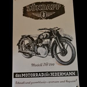 PLAQUE ZUNDAPP