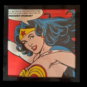 TABLEAU POP ART WONDER WOMAN