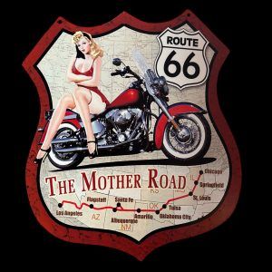 PLAQUE ROUTE 66 THE MOTHER ROAD