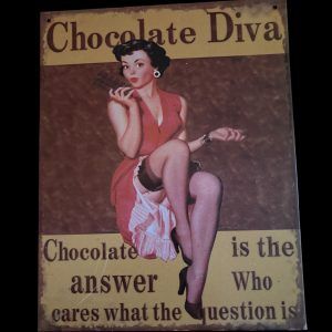 PLAQUE CHOCOLATE DIVA